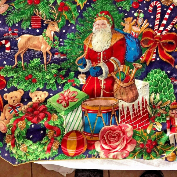 🎄 4 Old Fashion Santa Christmas Placemats🎅🏼 - Picture 2 of 6